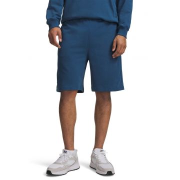 Pantaloni scurti din amestec de bumbac Rival - Negru/Albastru inchis