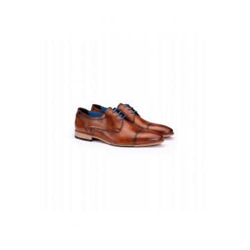Pantofi eleganti barbati  GILROY din piele naturala - maro -