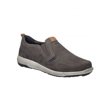 Pantofi  Enrico 04 - gri - piele natural - Gri