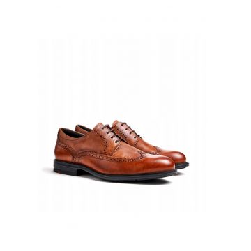 Pantofi  KALEB piele maro - Maro