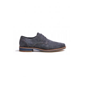 Pantofi  LANGSTON piele albastru - Albastru