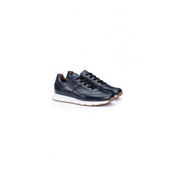 Pantofi sport  AMSTERDAM piele albastru - Albastru
