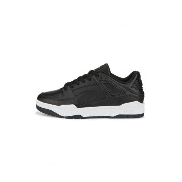 Pantofi sport de piele si piele ecologica Slipstream - Alb/Negru