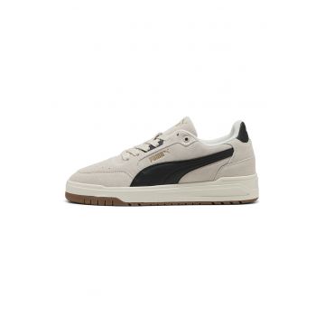 Pantofi sport Shuffle Downtown de piele intoarsa - Negru/Bej deschis