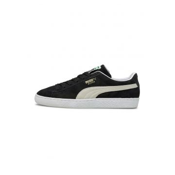 Pantofi sport unisex din piele intoarsa Classic XXI - Negru/Crem