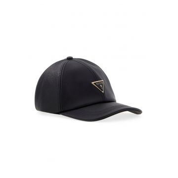Sapca baseball din piele ecologica - Negru