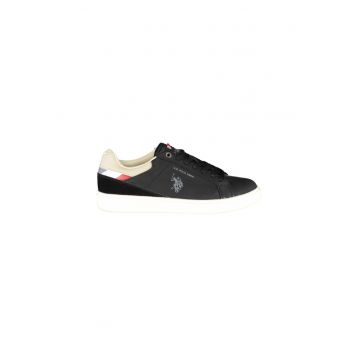 Sneakers barbati - U.S. POLO BEST PRICE - 40% Poliester - 60% Poliuretan - Negru - 23744 - Negru