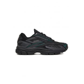Tenisi barbati -  confort sporit - talpa groasa - negru/verde - material sintetic