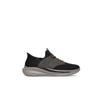 Tenisi barbati -  textil si sintetic - negru - tehnologie Hands Free Slip-Ins