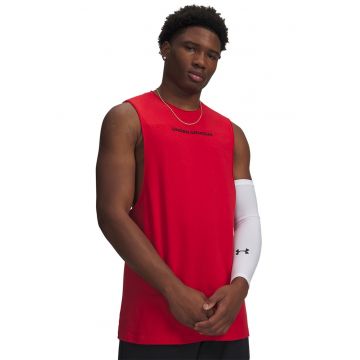 Top din amestec de bumbac - oentru baschet Hoops - Rosu/Negru