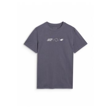 Tricou barbati  antracit - 100% bumbac