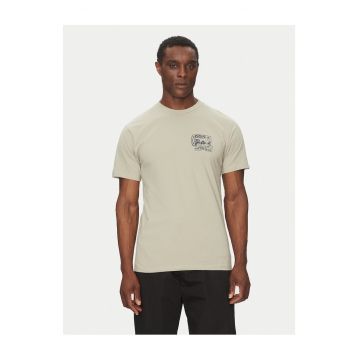 Tricou barbati  bej - bumbac