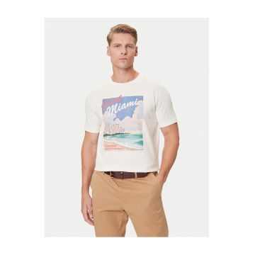 Tricou barbati -  ecru - bumbac