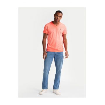 Tricou barbati  portocaliu - bumbac