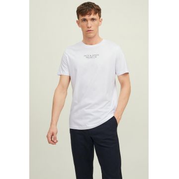Tricou cu decolteu la baza gatului - Alb