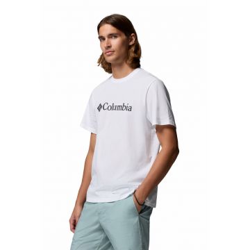 Tricou din bumbac organic CSC Basic Logo™ - Alb/Negru