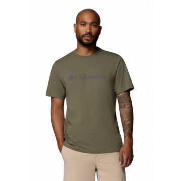 Tricou din bumbac organic CSC Basic Logo™ - Kaki inchis