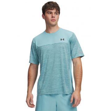 Tricou lejer imprimeu logo - pentru fitness Tech Utility - Albastru pastel/Negru