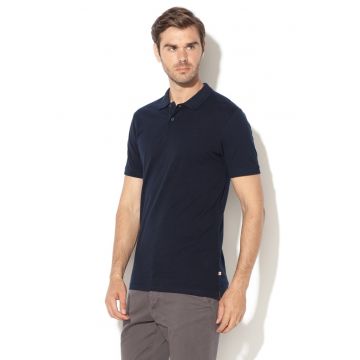 Tricou polo slim fit - Bleumarin