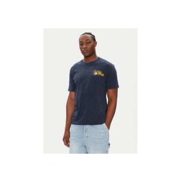 Tricou sport barbati  bleumarin - bumbac -