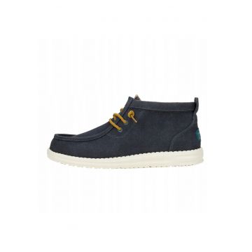 WALLY MID WAXED CANVAS 41868 - Albastru