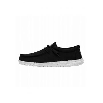 WALLY SLUB CANVAS 40009 - Negru