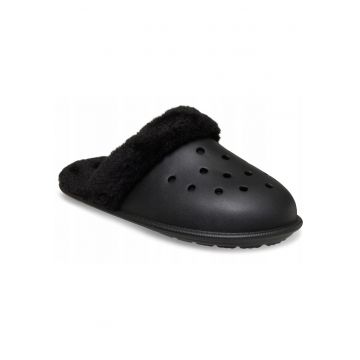 barbati - papuci de casa - Classic Fuzz Scuff Slipper 212143 - negru - Negru