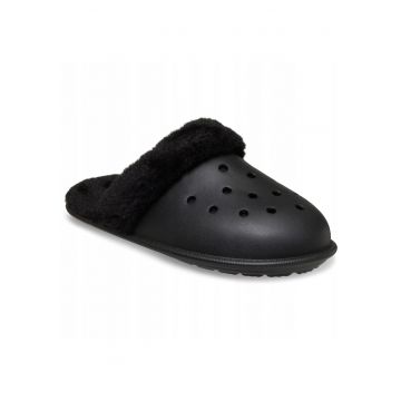 barbati - papuci de casa - Classic Fuzz Scuff Slipper 212143 - negru - Negru