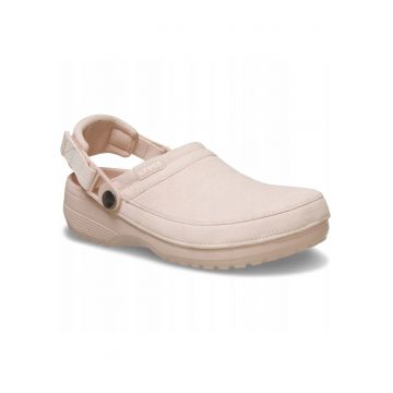 barbati - saboti - Classic Crafted Vegan Suede Clog 211930 - roz quartz - marime
