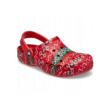 barbati - saboti clog - Baya Holiday Graphic Clog 211938 - Rosu