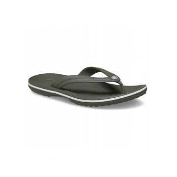 barbati - slapi tip flip-flop - Crocband Flip 11033 - dusty olive - Negru