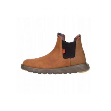 Ghete Chelsea de piele naturala pentru Barbati - Spuma EVA - Branson Classic - Maro - Maro