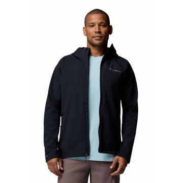 Jacheta Trailborne™ Softshell pentru drumetii - Negru