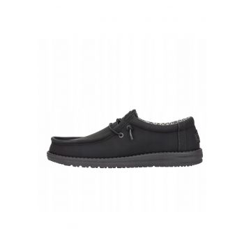 Mocasini Barbati Piele Ecologica - Spuma EVA - Wally Classic - Negru - Negru