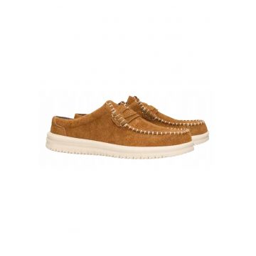 Mocasini Barbati Piele Intoarsa - Spuma EVA - Wally NXT Mule - Maro - Maro