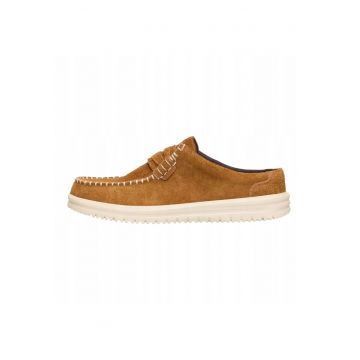 Mocasini Barbati Piele Intoarsa - Spuma EVA - Wally NXT Mule - Maro - Maro
