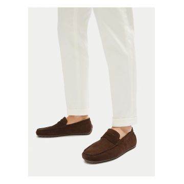 Mocasini barbati -  piele naturala - maro -