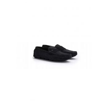 mocasini barbati Rover - piele naturala - Albastru