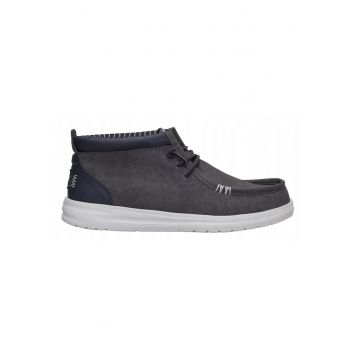 Mocasini Barbati Spuma EVA - Wally Mid Grip Vin - Negru - Negru
