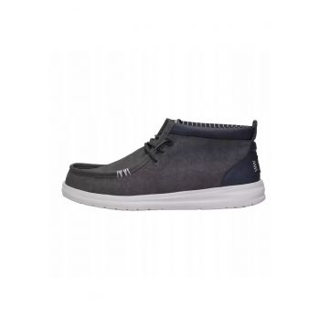 Mocasini Barbati Spuma EVA - Wally Mid Grip Vin - Negru - Negru