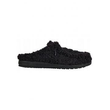Mocasini Barbati Spuma EVA - Wally Slip Canvas - Negru - Negru