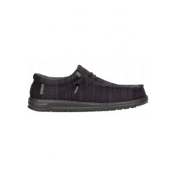 Mocasini Barbati Spuma EVA - Wally Stretch Sox - Negru - Negru