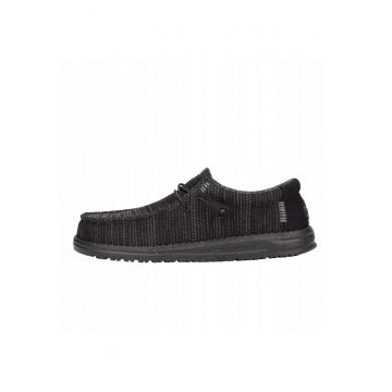 Mocasini Barbati Spuma EVA - Wally Stretch Sox - Negru - Negru
