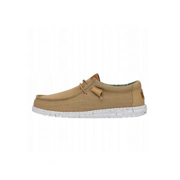 Mocasini Barbati Spuma EVA - Wally Washed Canvas - Maro - Maro