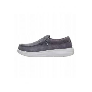 Mocasini -  Barbati - Wally Comf Suede - Gri