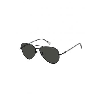 Ochelari de soare aviator cu lentile polarizate - Negru