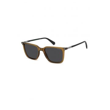 Ochelari de soare cu lentile polarizate - Negru/Caramel