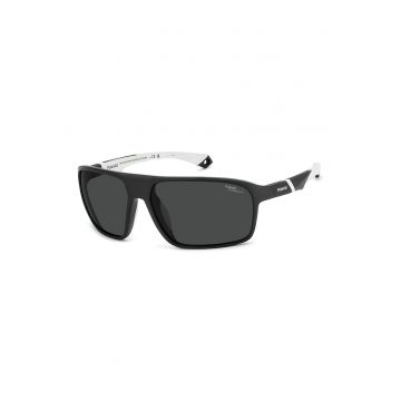 Ochelari de soare cu lentile polarizate Ultra - Negru/Alb optic