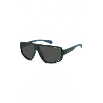 Ochelari de soare shield polarizati - Negru/Verde inchis