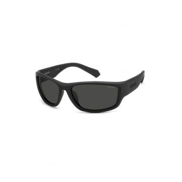 Ochelari de soare wrap cu lentile polarizate - Negru